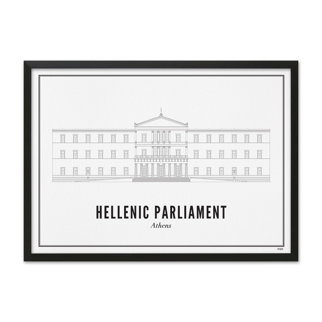 Affiches de Athènes - Parlement grec | WIJCK.